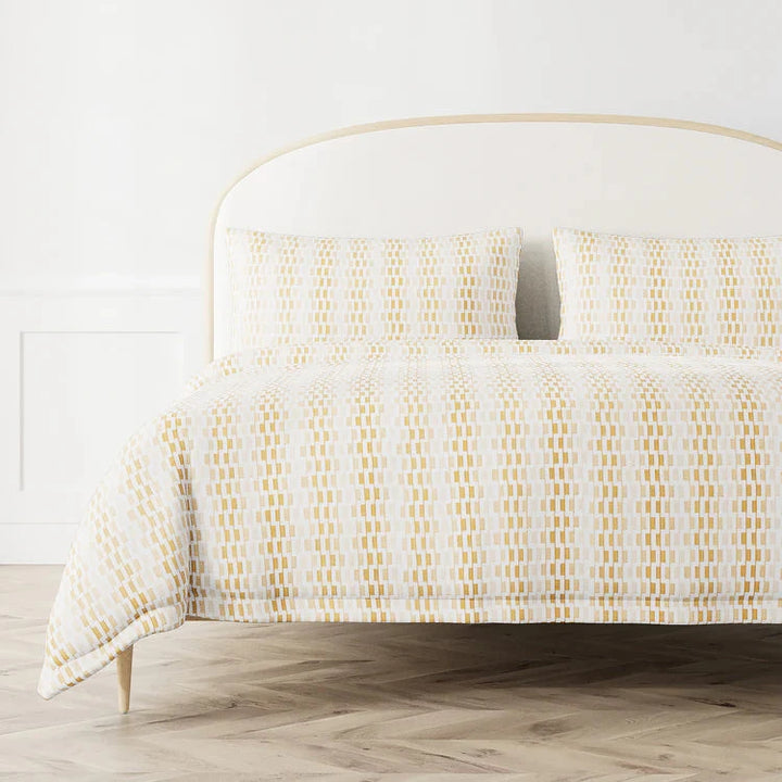 Ingot Duvet Cover Bedding Style Ann Gish Gold King 