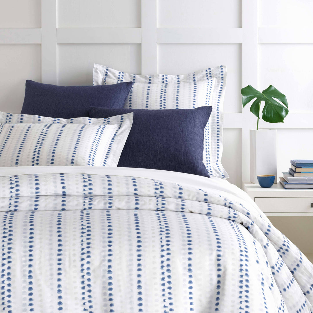 Ink Dots Full/Queen Duvet Cover Bedding Style Pine Cone Hill