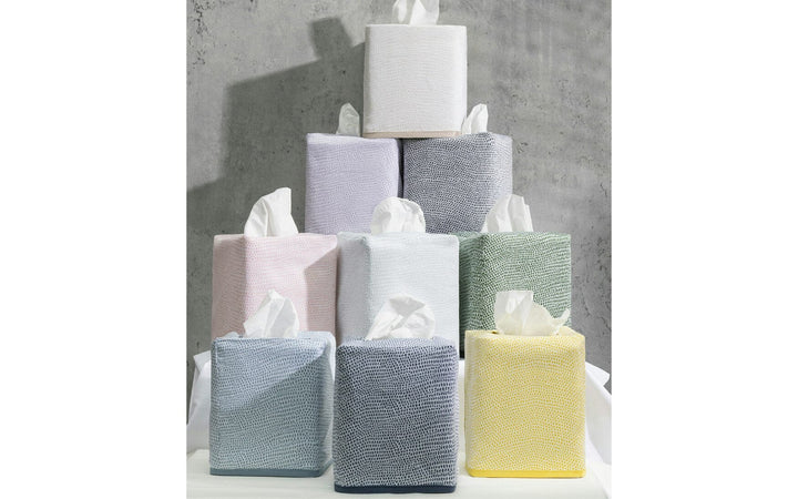 Jasper Tissue Box Cover Bath Linens Matouk 