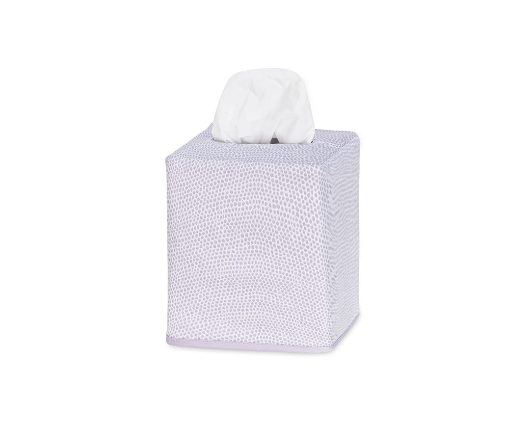 Jasper Tissue Box Cover Bath Linens Matouk Violet 