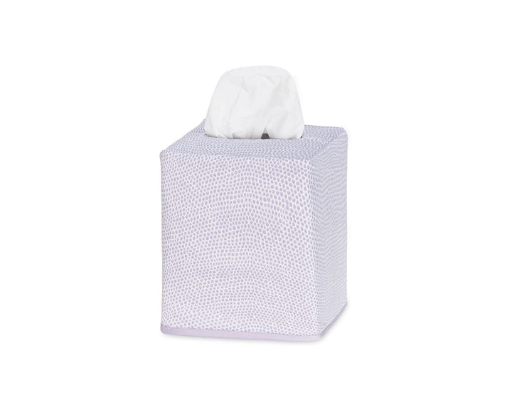 Jasper Tissue Box Cover Bath Linens Matouk Violet 