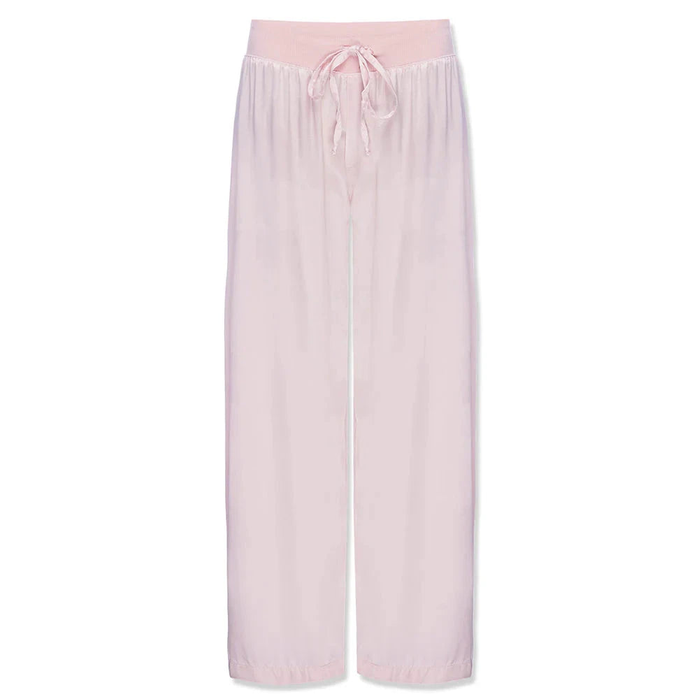Jolie Satin Capri Loungewear PJ Harlow Blush 
