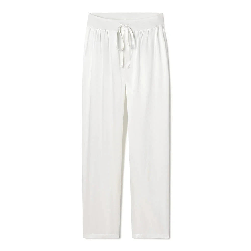 Jolie Satin Pant Loungewear PJ Harlow Pearl 
