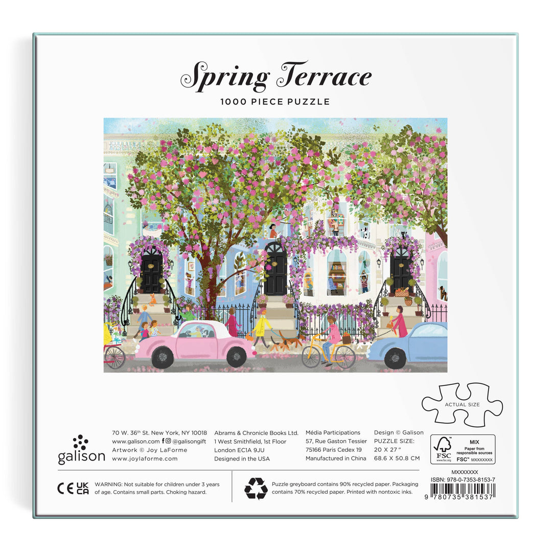 Joy Laforme Spring Terrace 1000 Piece Puzzle Chronicle Books 