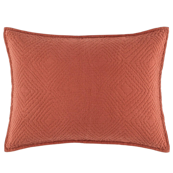 Kerala Matelasse Standard Sham Bedding Style Pine Cone Hill 