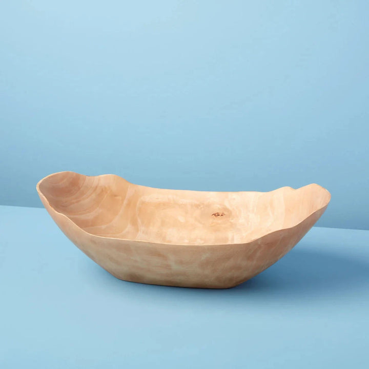 Kiln Mango Wood Petal Bowl, Large Kitchenware Be Home 