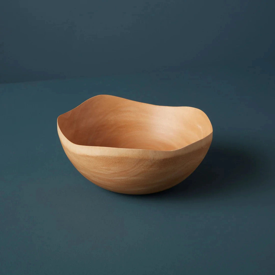 Kiln Mango Wood Wave Edge Bowl Medium Kitchenware Be Home 
