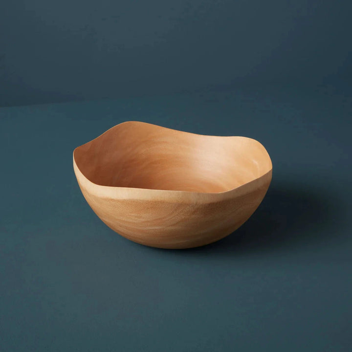 Kiln Mango Wood Wave Edge Bowl Medium Kitchenware Be Home 