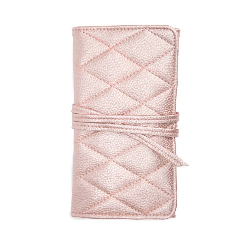 Leah Quilted Jewelry Roll Brouk and Co. 