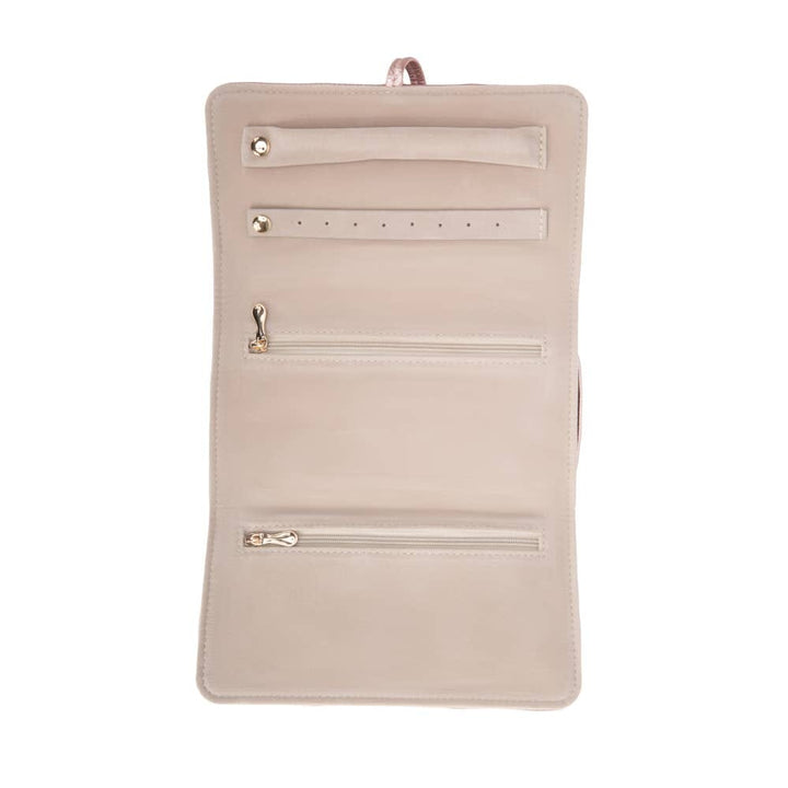Leah Quilted Jewelry Roll Brouk and Co. 