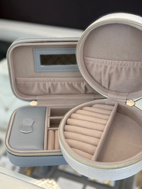 Leah Quilted Jewelry Round Brouk and Co. 