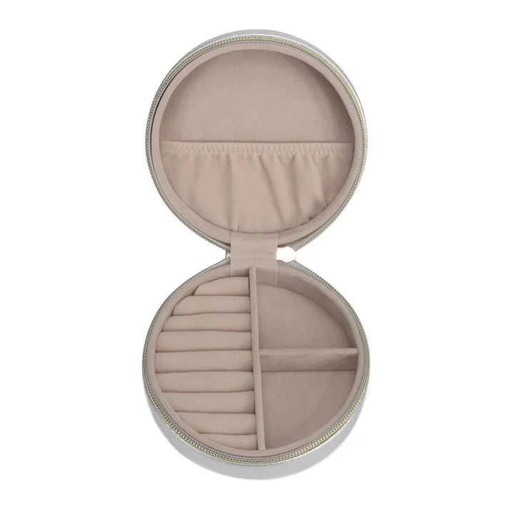Leah Quilted Jewelry Round Brouk and Co. 