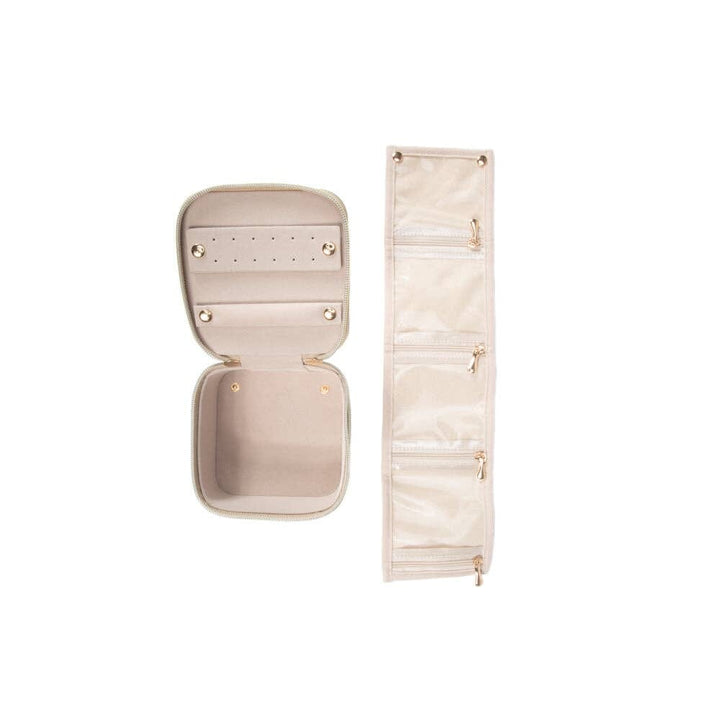 Leah Travel Jewelry Case with Pouch Brouk and Co. 