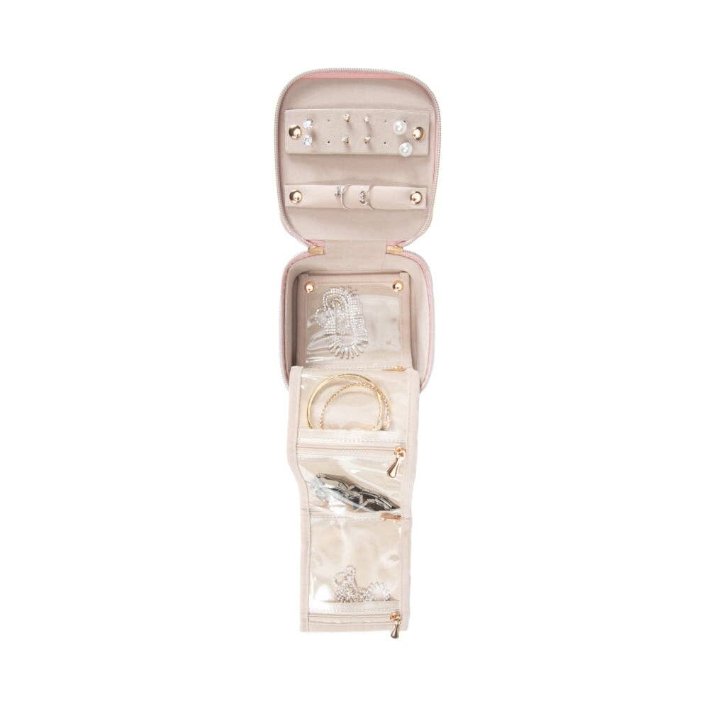 Leah Travel Jewelry Case with Pouch Brouk and Co. 