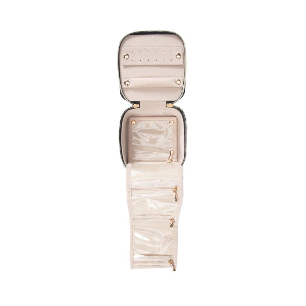 Leah Travel Jewelry Case with Pouch Brouk and Co. 