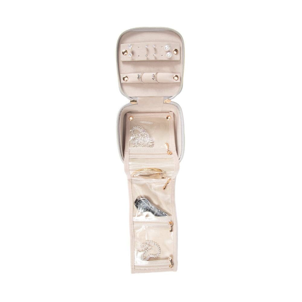 Leah Travel Jewelry Case with Pouch Brouk and Co. 