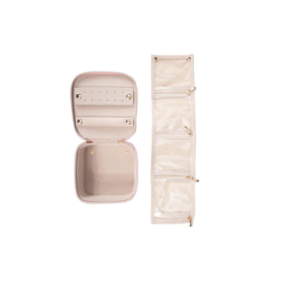 Leah Travel Jewelry Case with Pouch Brouk and Co. 