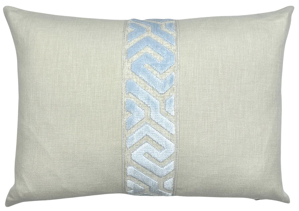 Lennon Pillow 14x20 Decorative Pillow Piper-Collection Sky/Sand 