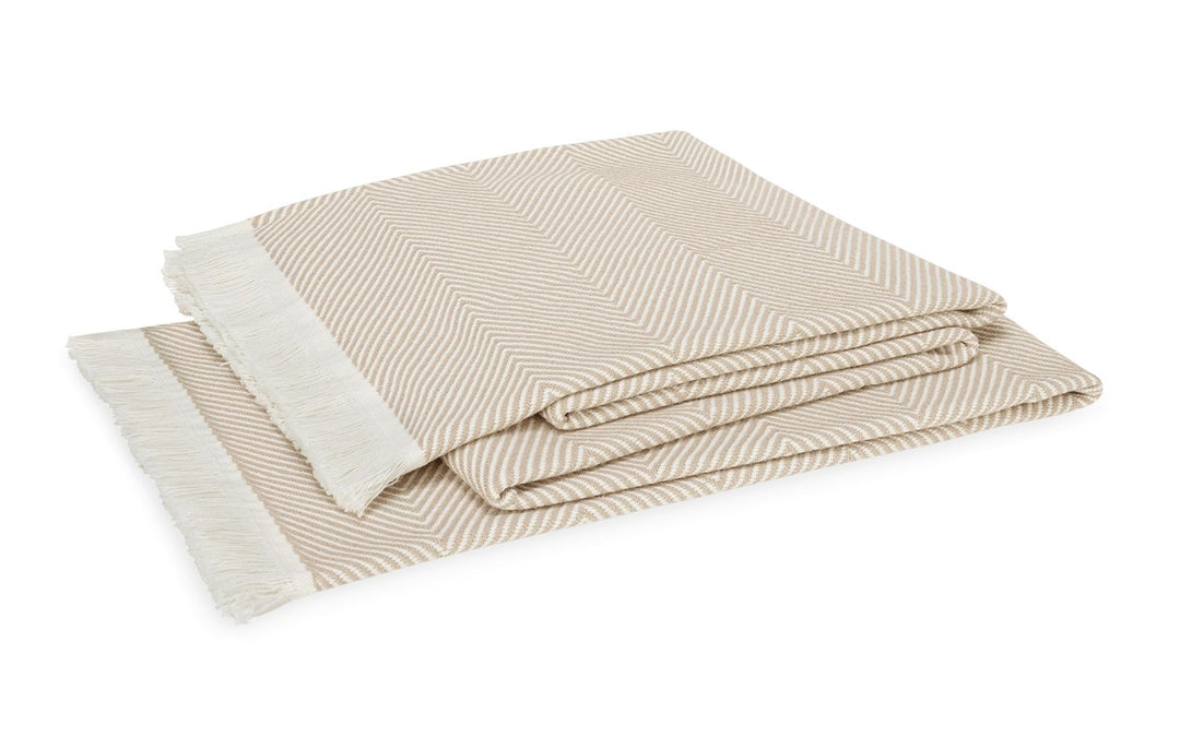 Leo Throw Linens & Bedding Matouk Dune 