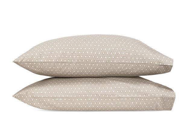 Levi King Pillowcases- Pair Bedding Style Matouk Dune 
