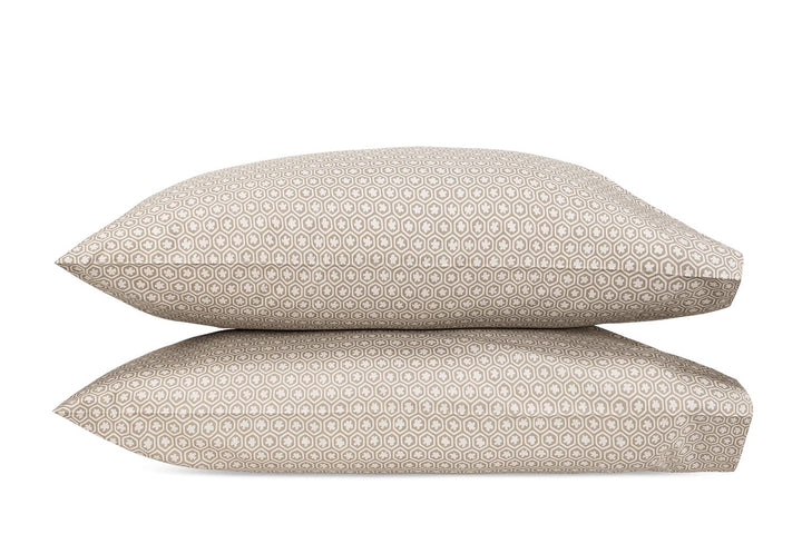 Levi Standard Pillowcases- Pair Bedding Style Matouk Dune 