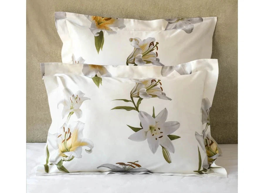 Lilium Sham Bedding - Duvet Covers Signoria Ivory Standard 