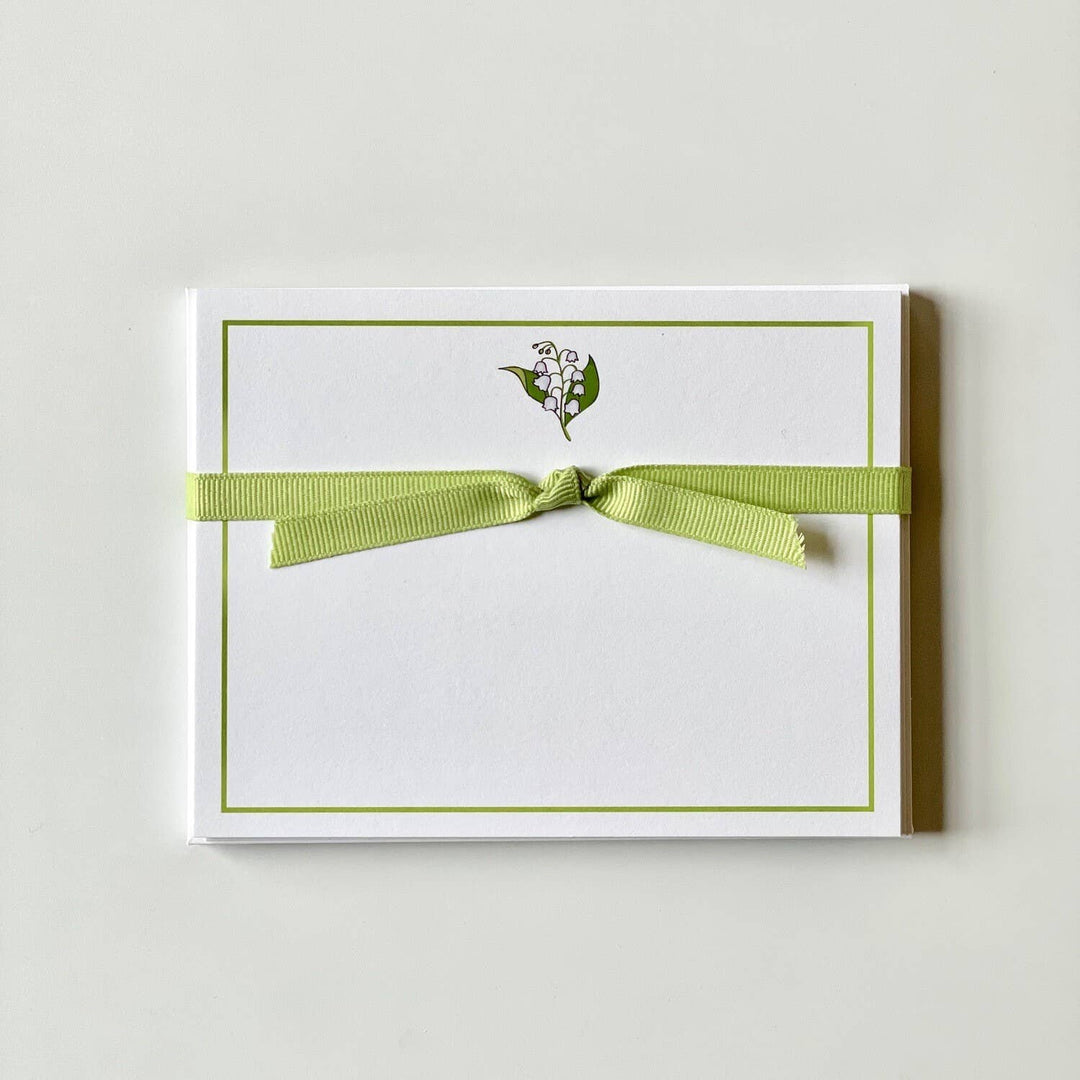 Lilly of Valley - Flat Note Cards Georgetown Paperie 