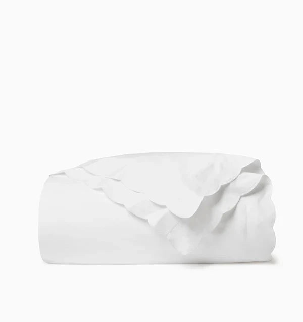 Limana Duvet Cover Bedding Style Sferra White Twin 