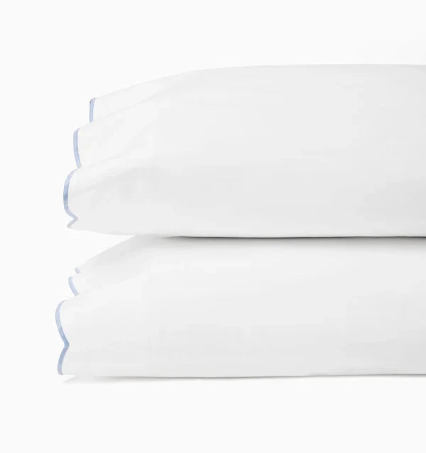 Limana Pillowcase - pair Bedding Style Sferra Sea Standard 