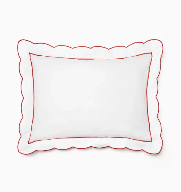 Limana Sham Bedding Style Sferra Persimmon Boudoir 