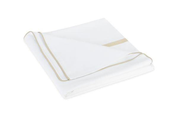 Louise Pique Coverlet Bedding Style Matouk Dune King 