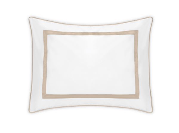 Louise Standard Sham Bedding Style Matouk Khaki 