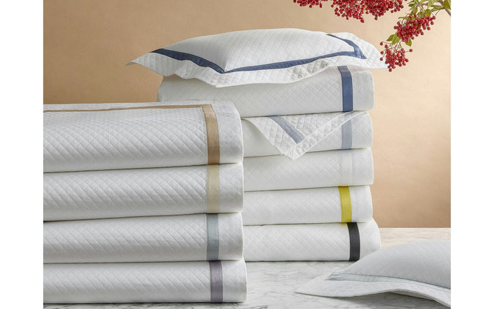 Lowell Matelasse Coverlet Bedding Style Matouk 