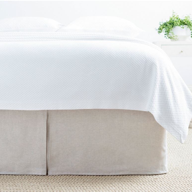 Lush Linen Full/Queen Bed Skirt Bedding Style Pine Cone Hill