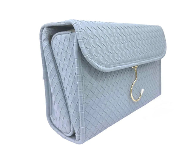 Luxe Everyday Hanging Toiletry Woven Bleu Travel Products TRVL 