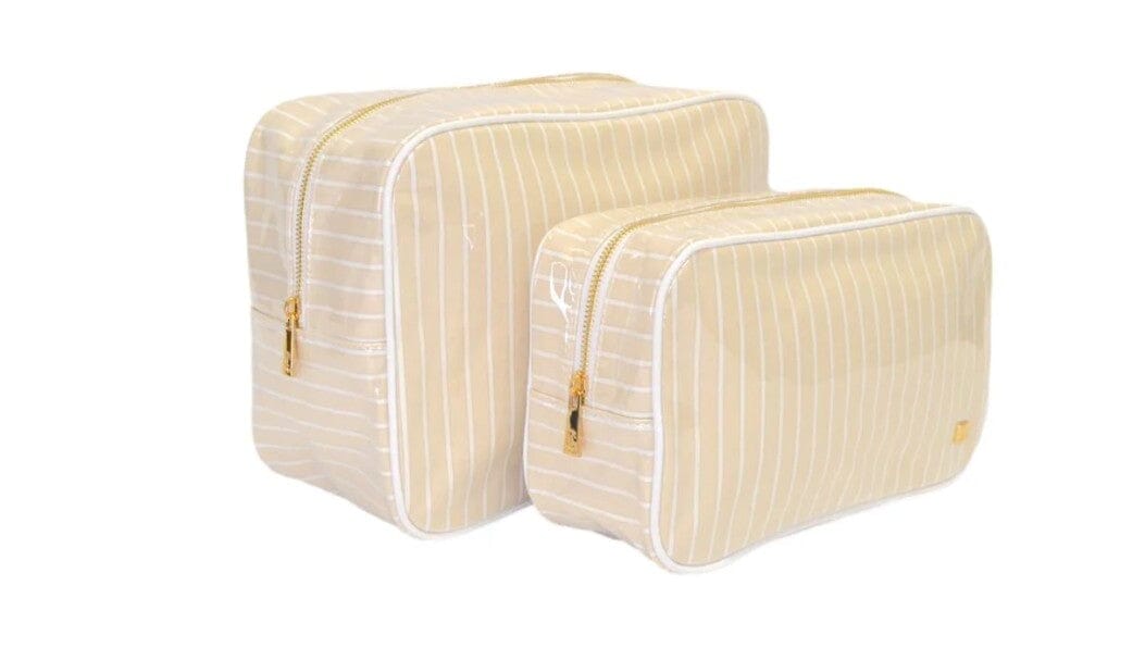 Luxe Gloss XL Glam & Go Set Travel Products TRVL Design Sand Stripe 