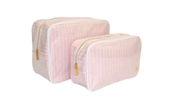 Luxe Gloss XL Glam & Go Set Travel Products TRVL Design Shell Stripe 