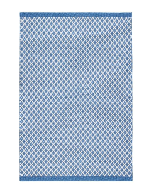 Mainsail Indoor/Outdoor Rug 2x3 French Blue Rugs Dash and Albert 