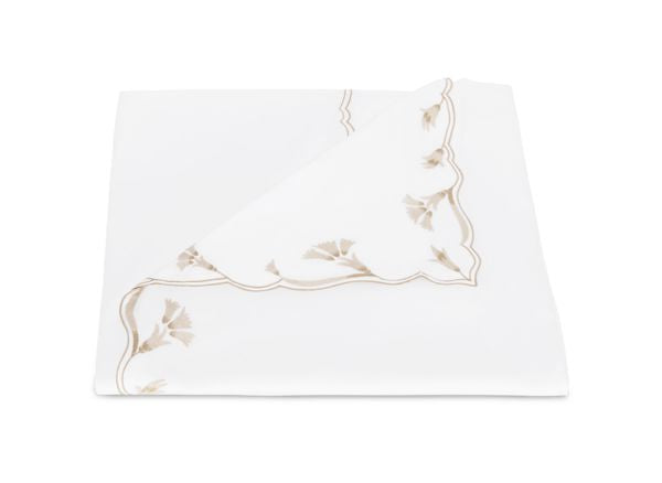 Marcella Duvet Cover Bedding Style Matouk Dune Full/Queen 