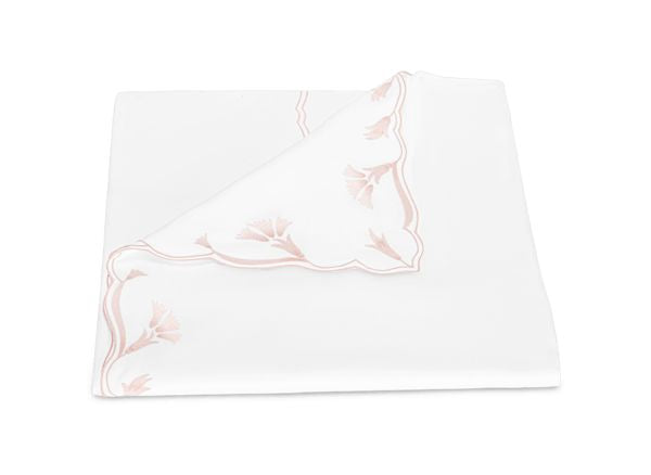 Marcella Flat Sheet Bedding Style Matouk Pink Full/Queen 