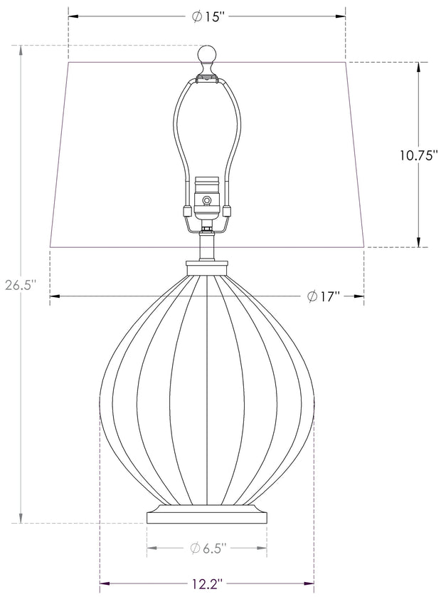 Margaux Table Lamp Lighting Flow Decor 