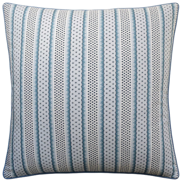 Matilda Pillow Decorative Pillow Ryan Studio Aqua 22x22 