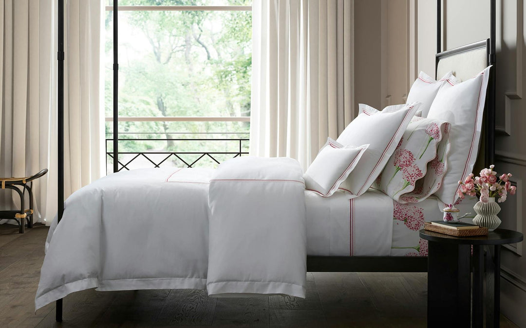 Matouk Amara Triple Pearl Bedding - Duvet Covers Matouk