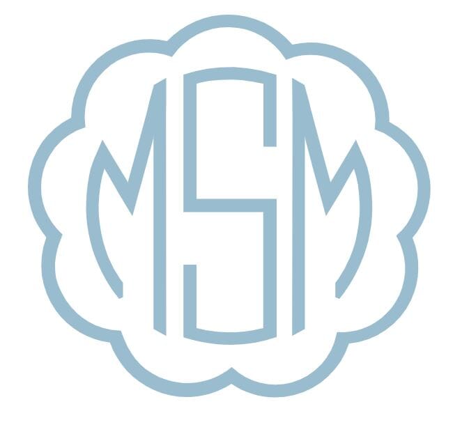 Matouk Shower Curtain Monogram Bedside Manor 