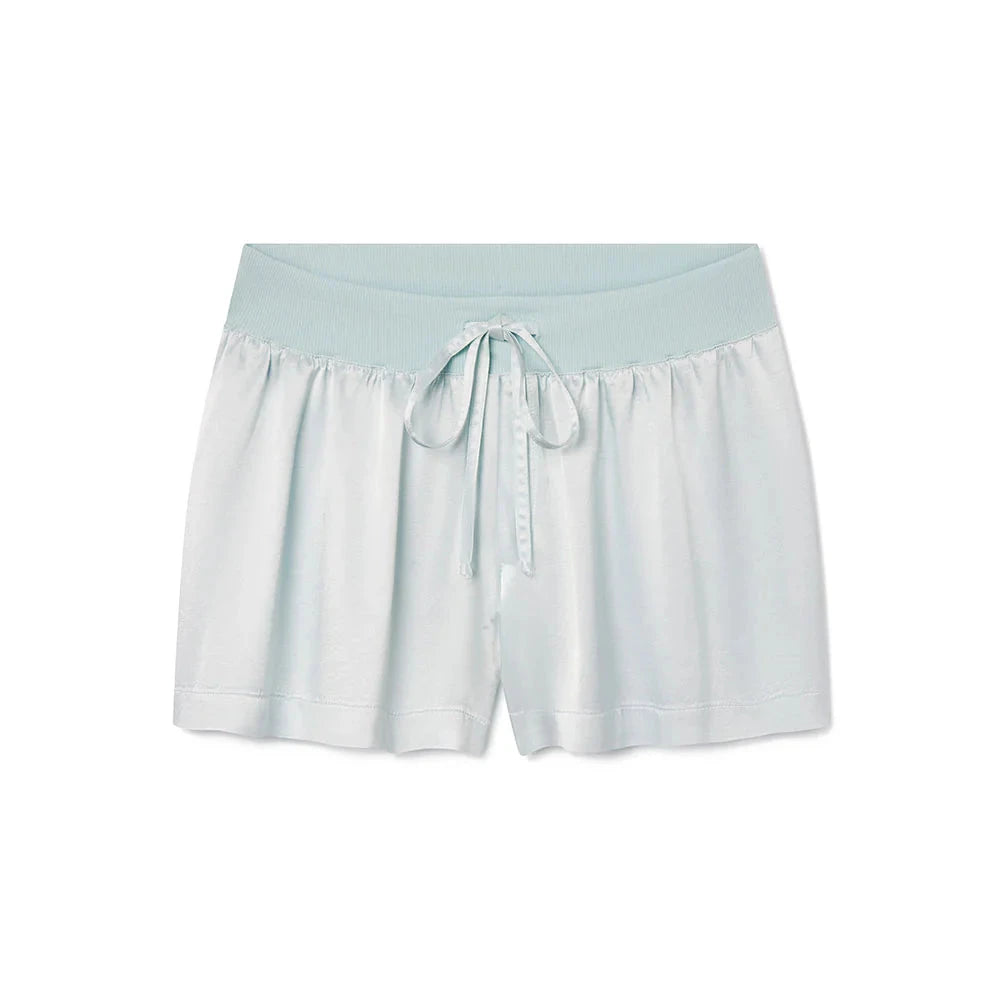 Mikel Satin Boxer Short Loungewear PJ Harlow Aqua 
