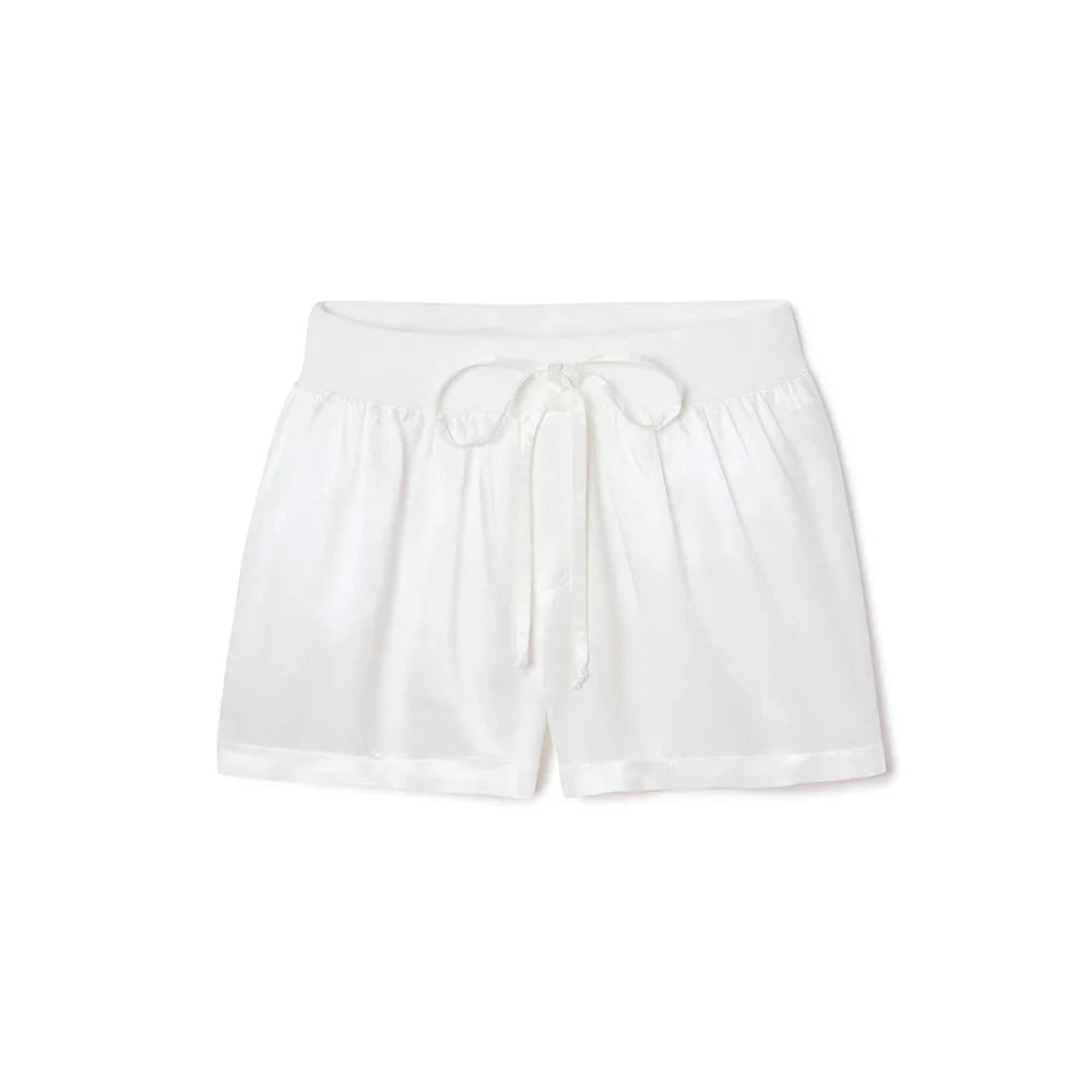 Mikel Satin Boxer Short Loungewear PJ Harlow Pearl 