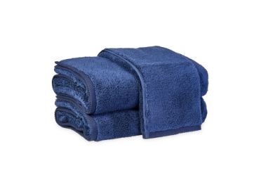 Milagro Towel Bath Linens Matouk Navy Bath Towel set of 2 