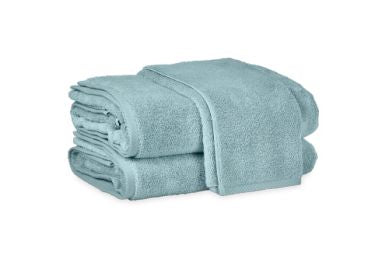 Milagro Wash Cloth - set of 2 Bath Linens Matouk Cerulean 