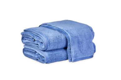 Milagro Wash Cloth - set of 2 Bath Linens Matouk Periwinkle 
