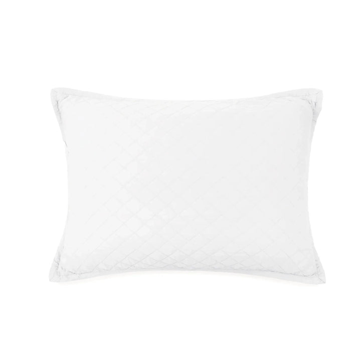 Monaco Shams Bedding Style Pom Pom at Home White Standard 